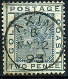 AXIM, Gold Coast postmark