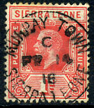 MURRAY TOWN, Sierra Leone postmark